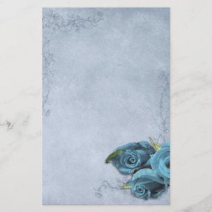  Cascade Blue Wedding Briefpapier
