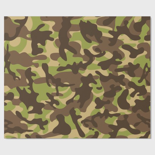 Cascade Camouflage Cadeaupapier (Vlak)