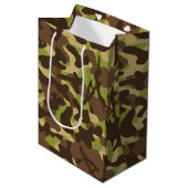 Cascade Camouflage Medium Cadeauzakje (Voorkant Gekanteld)