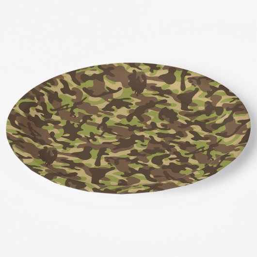 Cascade Camouflage Papieren Bordje (Gekanteld)