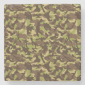 Cascade Camouflage Stenen Onderzetter (Voorkant)