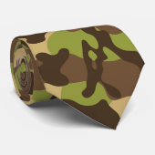 Cascade Camouflage Stropdas (Opgerold)