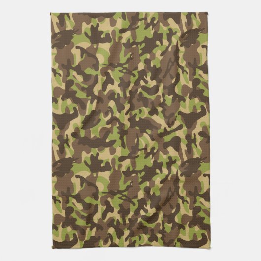Cascade Camouflage Theedoek (Verticaal)