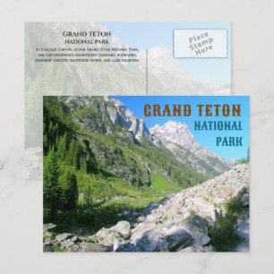 Cascade Canyon, Teton National Park, Wyoming Briefkaart