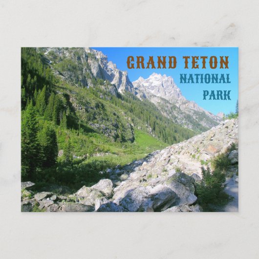 Cascade Canyon, Teton National Park, Wyoming Briefkaart (Voorkant)