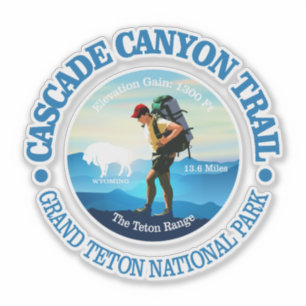 Cascade Canyon Trail (C) Sticker