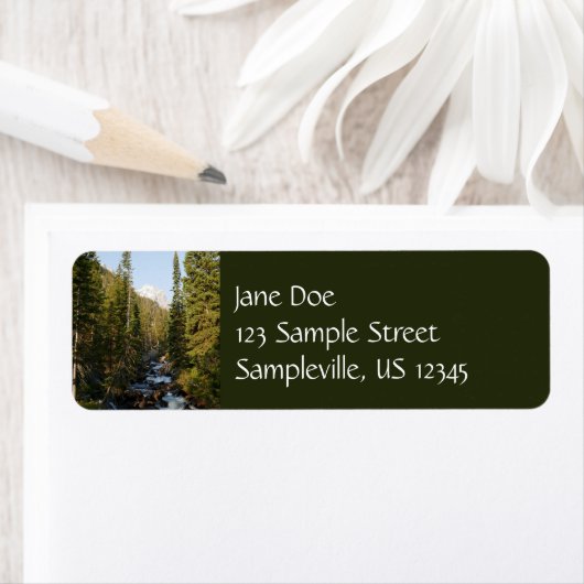 Cascade Creek at Grand Teton Etiket (Insitu)