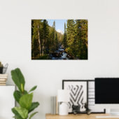 Cascade Creek bij Grand Teton Poster (Thuiskantoor)