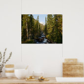 Cascade Creek bij Grand Teton Poster (Keuken)