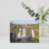 Cascade d'Ampefy, Madagaskar Briefkaart (Staand voorkant)