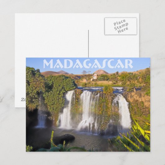 Cascade d'Ampefy, Madagaskar Briefkaart (Voorkant / Achterkant)