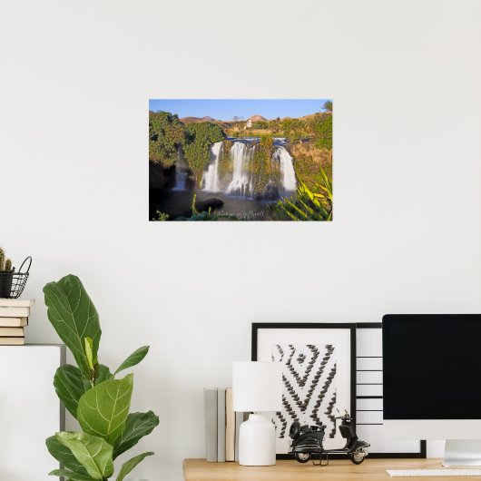 Cascade d'Ampefy, Madagaskar Poster (Thuiskantoor)