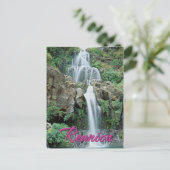 Cascade des Aigrettes Saint Gilles Réunion Briefkaart (Staand voorkant)