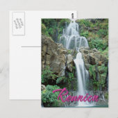 Cascade des Aigrettes Saint Gilles Réunion Briefkaart (Voorkant / Achterkant)