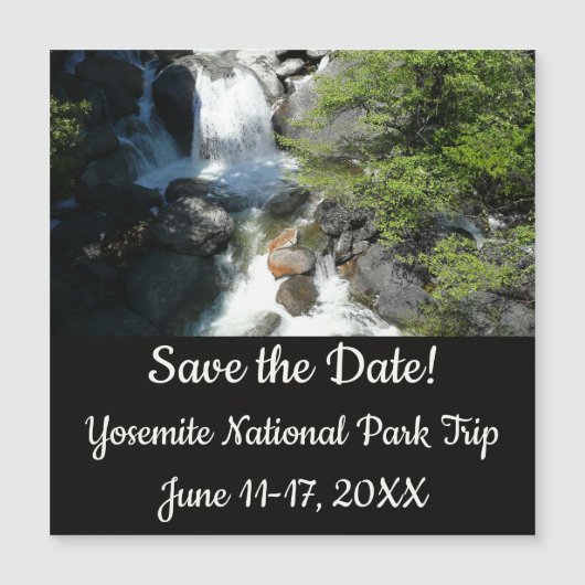 Cascade Falls in Yosemite National Park (Voorkant)