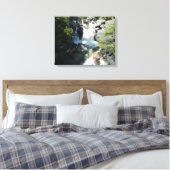 Cascade Falls in Yosemite National Park Canvas Afdruk (Insitu (Slaapkamer))