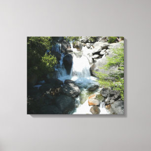 Cascade Falls in Yosemite National Park Canvas Afdruk