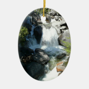 Cascade Falls in Yosemite National Park Keramisch Ornament