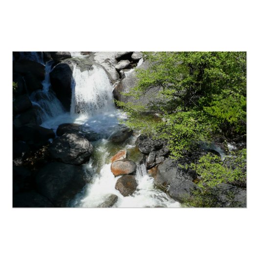 Cascade Falls in Yosemite National Park Perfect Poster (Voorkant)