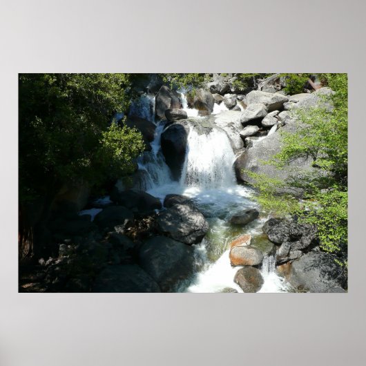 Cascade Falls in Yosemite National Park Poster (Voorkant)