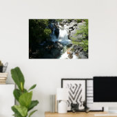 Cascade Falls in Yosemite National Park Poster (Thuiskantoor)