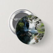 Cascade Falls in Yosemite National Park Ronde Button 5,7 Cm (Voorkant /achterkant)