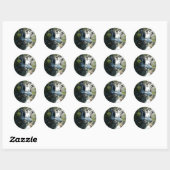 Cascade Falls in Yosemite National Park Ronde Sticker (Vel)
