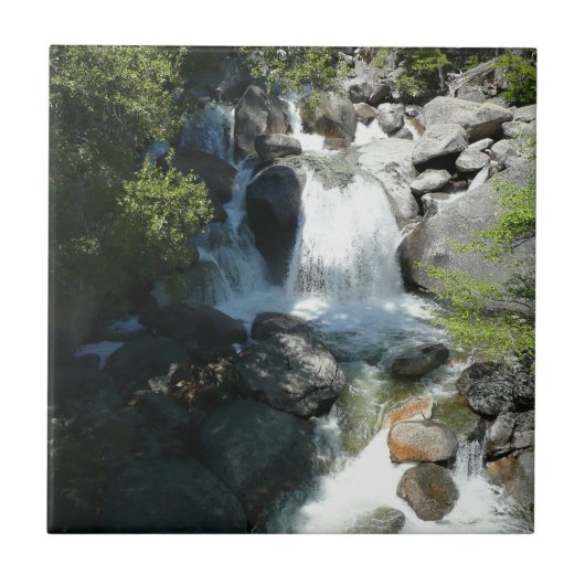 Cascade Falls in Yosemite National Park Tegeltje (Voorkant)