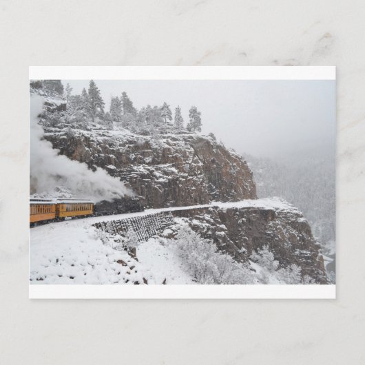 Cascade Gorge Aboard the Polar Express Briefkaart (Voorkant)