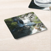 Cascade-Herfsten in het Nationaal Park Yosemite Kartonnen Onderzetters (Schuin)