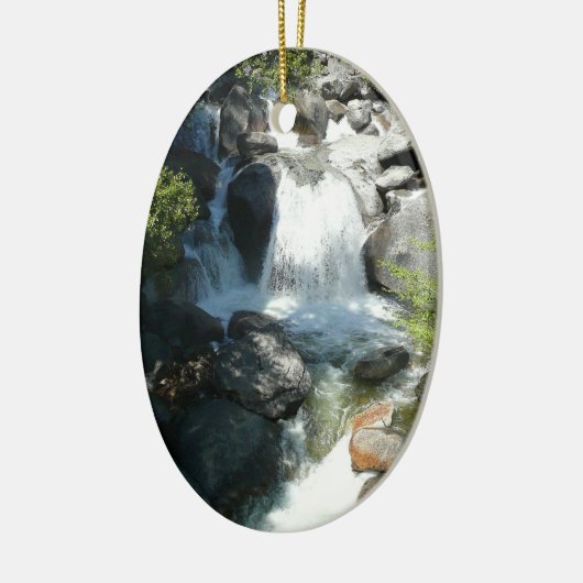 Cascade-Herfsten in het Nationaal Park Yosemite Keramisch Ornament (Links)