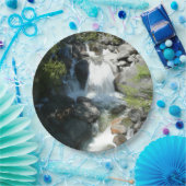 Cascade-Herfsten in het Nationaal Park Yosemite Papieren Bordje (Feest)