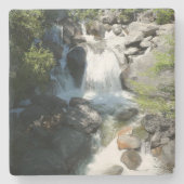 Cascade-Herfsten in het Nationaal Park Yosemite Stenen Onderzetter (Voorkant)