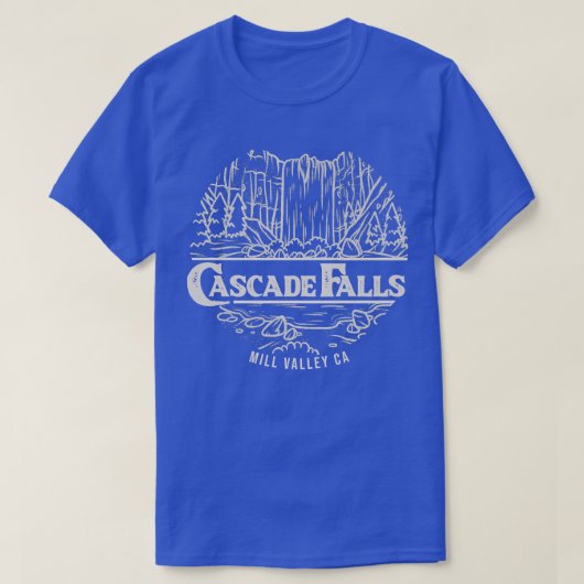 Cascade Herfsten Mill Valley California T-shirt (Design voorkant)