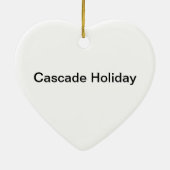 Cascade Holiday Heart Ornament (Achterkant)
