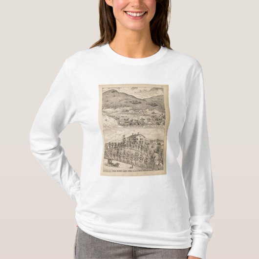 Cascade House in Lake Dunmore T-shirt (Voorkant)