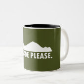 Cascade Idaho alstublieft Tweekleurige Koffiemok (Voorkant rechts)