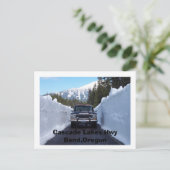 Cascade Lakes Hwy Bend, Oregon Briefkaart (Staand voorkant)