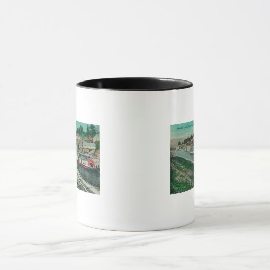 Cascade Locks op de Columbia Mok (Midden)