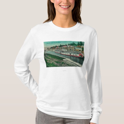 Cascade Locks op de Columbia T-shirt (Voorkant)