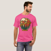 Cascade Locks Oregon Mountain Hiking Souve T-shirt (Voorkant volledig)