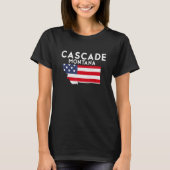 Cascade Montana USA State America Travel Montanan T-shirt (Voorkant)