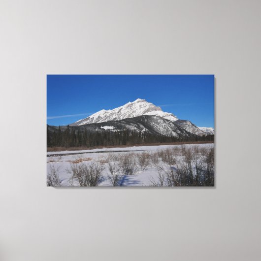 Cascade Mountain Canada Canvasprint Canvas Afdruk (Voorkant)