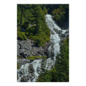 Cascade Mountain Waterfall Foto Afdruk (Voorkant)