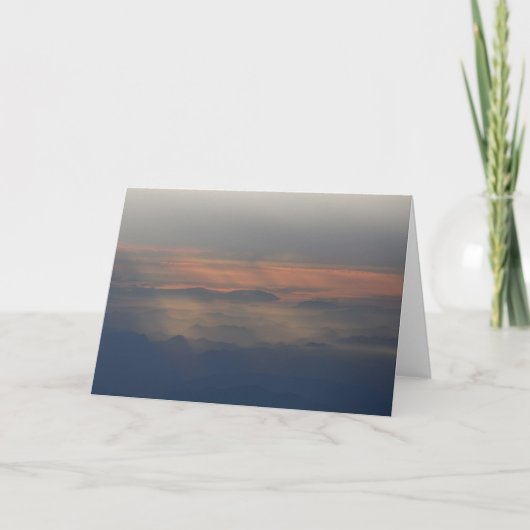 Cascade Mountains op Sunset - Frameable Art Kaart (Voorkant)