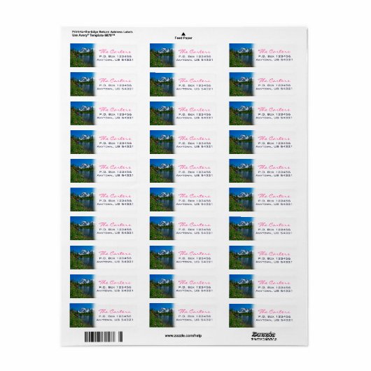 Cascade Mountains Shuksan Pacific Northwest Labels (Full Sheet)