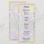 Cascade of Clematis Menu... Menu (Voorkant / Achterkant)