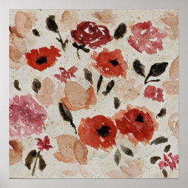 Cascade of Flowers Poster