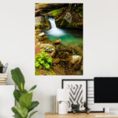 Cascade on Hare Creek, Californië Poster (Thuiskantoor)