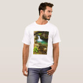 Cascade op Hare Creek, Californië T-shirt (Voorkant volledig)